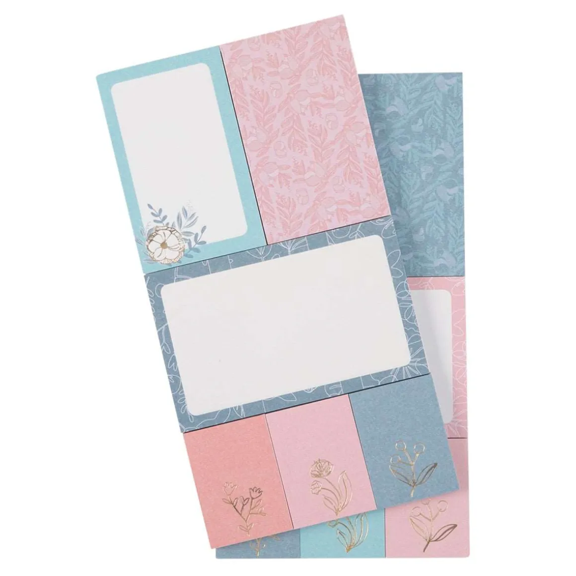 Bullet Journal|Accessoires*Draeger Paris 12 blocs de Sticky notes - pastel, floral