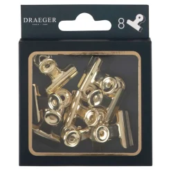 Accessoires & Outils De Diy*Draeger Paris 8 pinces dorées