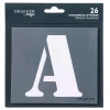 Accessoires & Outils De Diy|Bullet Journal*Draeger Paris 26 pochoirs lettres 5 cm