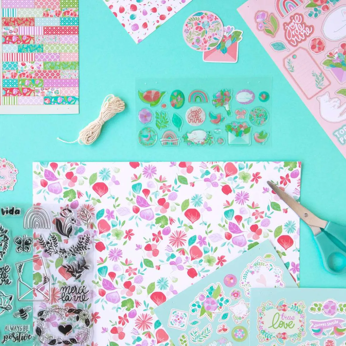 Accessoires & Outils De Diy|Bullet Journal*Draeger Paris 33 Tampons Crystal® Fleurs