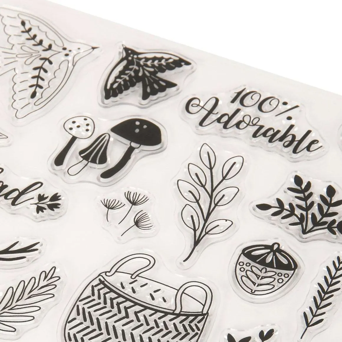 Accessoires & Outils De Diy|Bullet Journal*Draeger Paris 35 Tampons Crystal® Folk