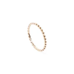 Bagues*Draeger Paris Bague fine perlée - plaqué or