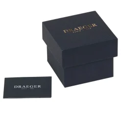 Bagues*Draeger Paris Bague Ovale Email Duo Noir et Doré