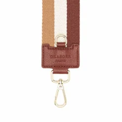 Bandoulieres De Sac*Draeger Paris Bandoulière Pour Sac - Camel tricolore