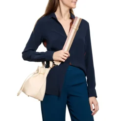 Bandoulieres De Sac*Draeger Paris Bandoulière Pour Sac - Tricolore Taupe