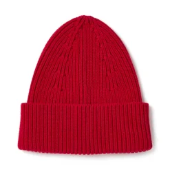 Bonnets*Draeger Paris Bonnet côtelé - rouge