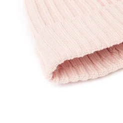 Bonnets*Draeger Paris Bonnet Côtelé Uni à Pompon - 3 coloris - Unisexe - Taille unique - coton