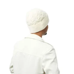 Bonnets*Draeger Paris Bonnet Torsades Crème - Femme - Taille unique
