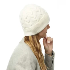 Bonnets*Draeger Paris Bonnet Torsades Crème - Femme - Taille unique