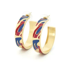 Boucles D'oreilles*Draeger Paris Boucles d'Oreilles Email - Plusieurs Coloris