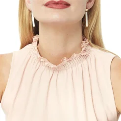 Boucles D'oreilles*Draeger Paris Boucles d'oreilles Email Barre New-York - Crème