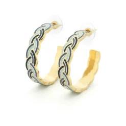 Boucles D'oreilles*Draeger Paris Boucles d'Oreilles Email Tokyo Tressées - Plusieurs Coloris