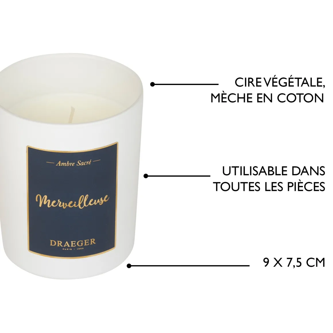 Bougies & Photophores*Draeger Paris Bougie cadeau - Merveilleuse