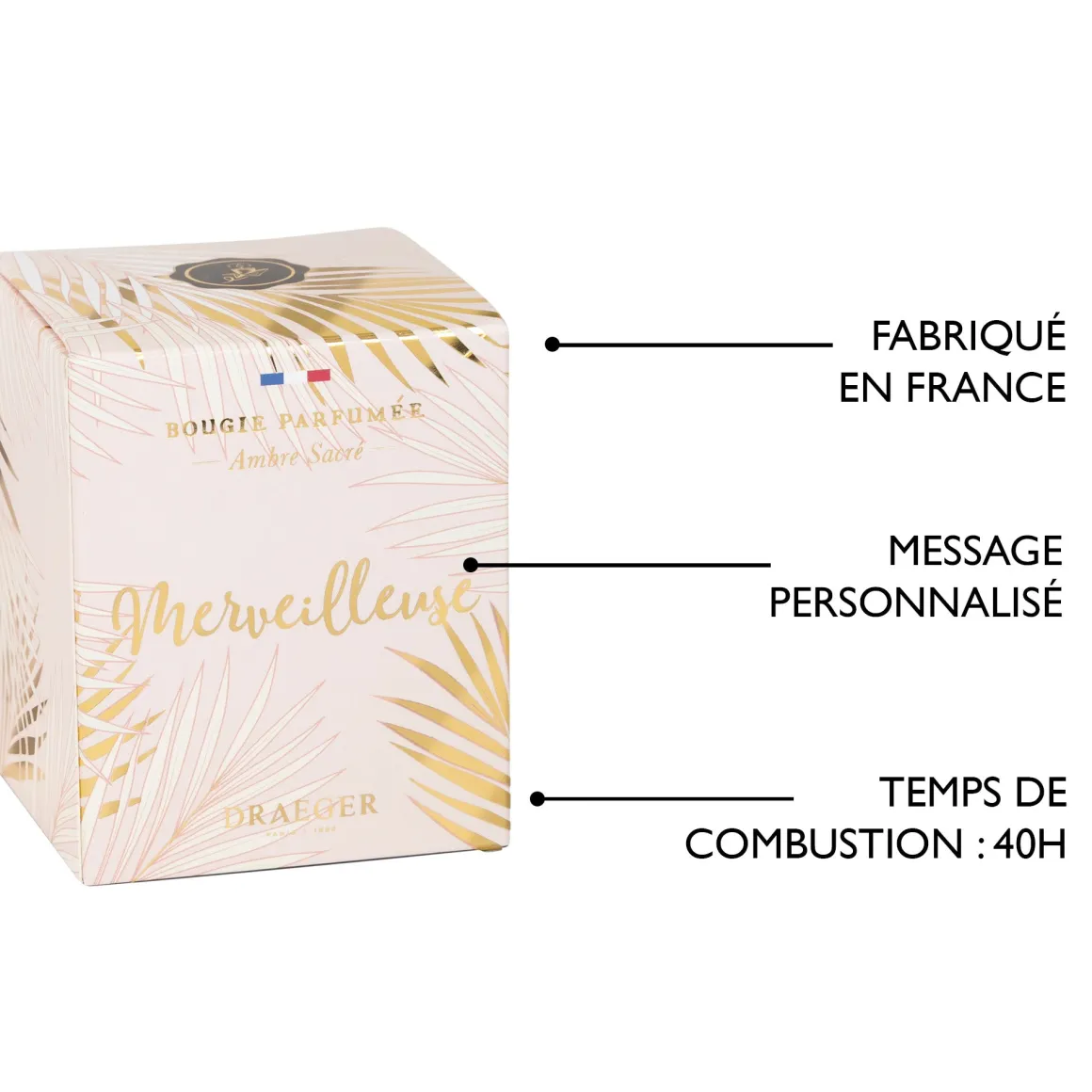 Bougies & Photophores*Draeger Paris Bougie cadeau - Merveilleuse