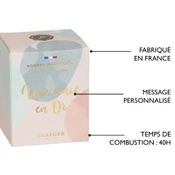 Bougies & Photophores*Draeger Paris Bougie cadeau - Une amie en or