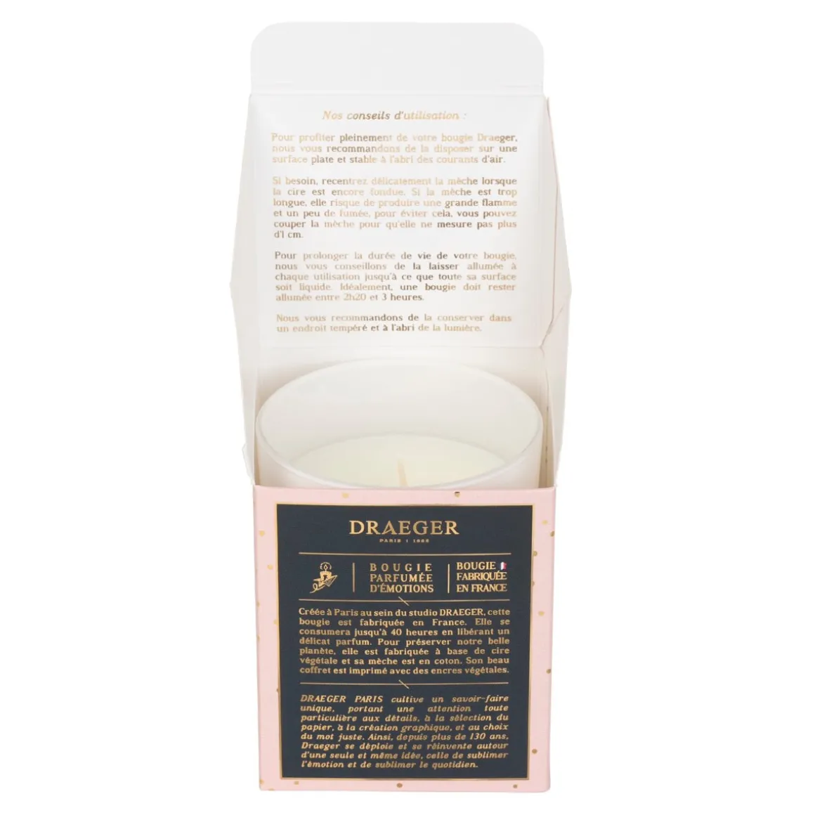 Bougies & Photophores*Draeger Paris Bougie cadeau amour