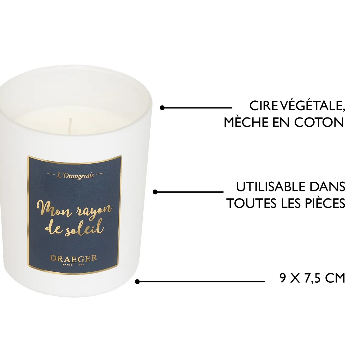 Bougies & Photophores*Draeger Paris Bougie cadeau amour