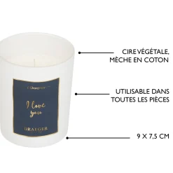 Bougies & Photophores*Draeger Paris Bougie cadeau amour