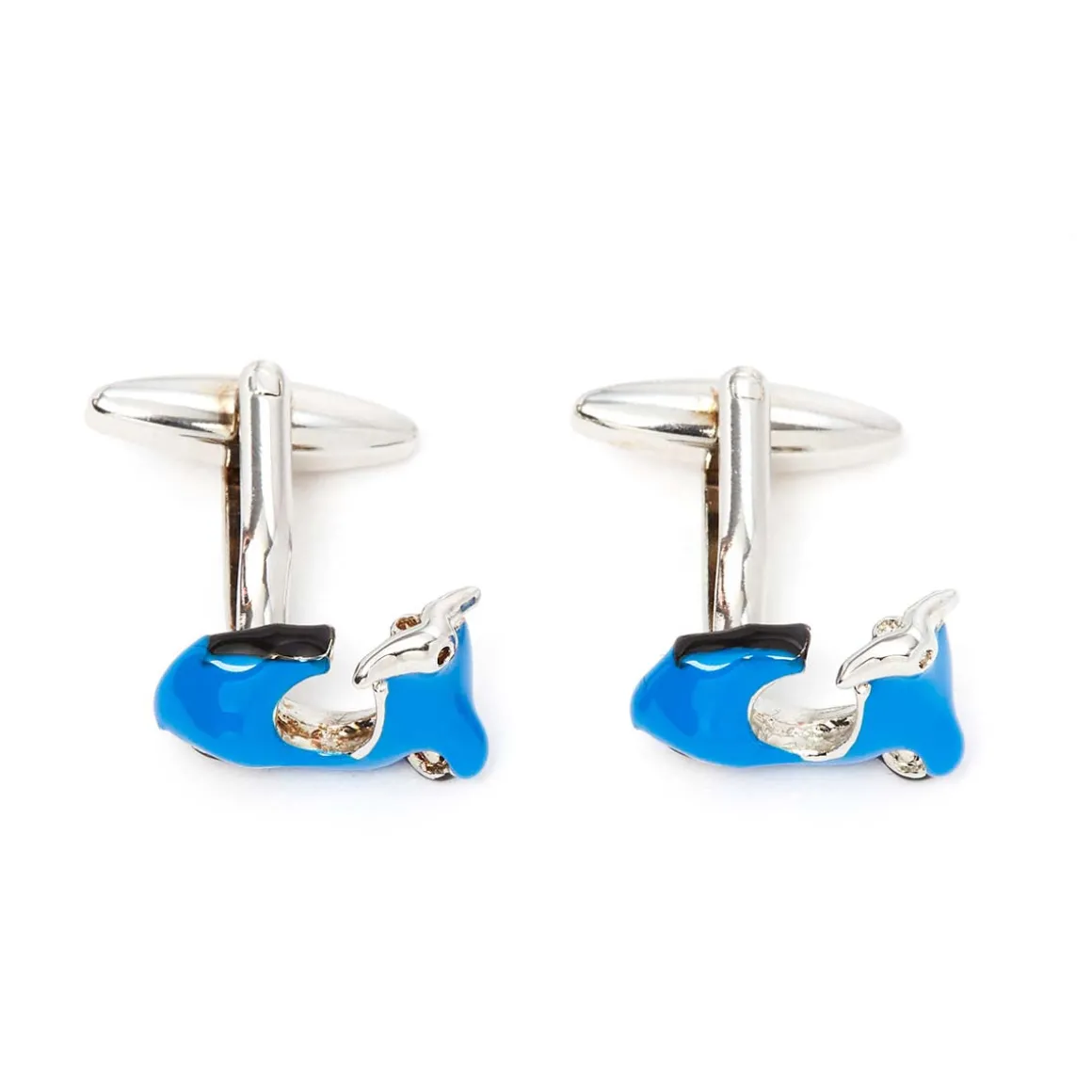 Boutons De Manchette*Draeger Paris Boutons de manchette - Scooter - Bleu - Homme