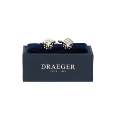 Boutons De Manchette*Draeger Paris Boutons de manchettes - Dés - Argentés - Homme