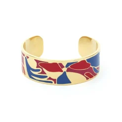 Bracelets*Draeger Paris Bracelet Jonc émail RIO Fleurs