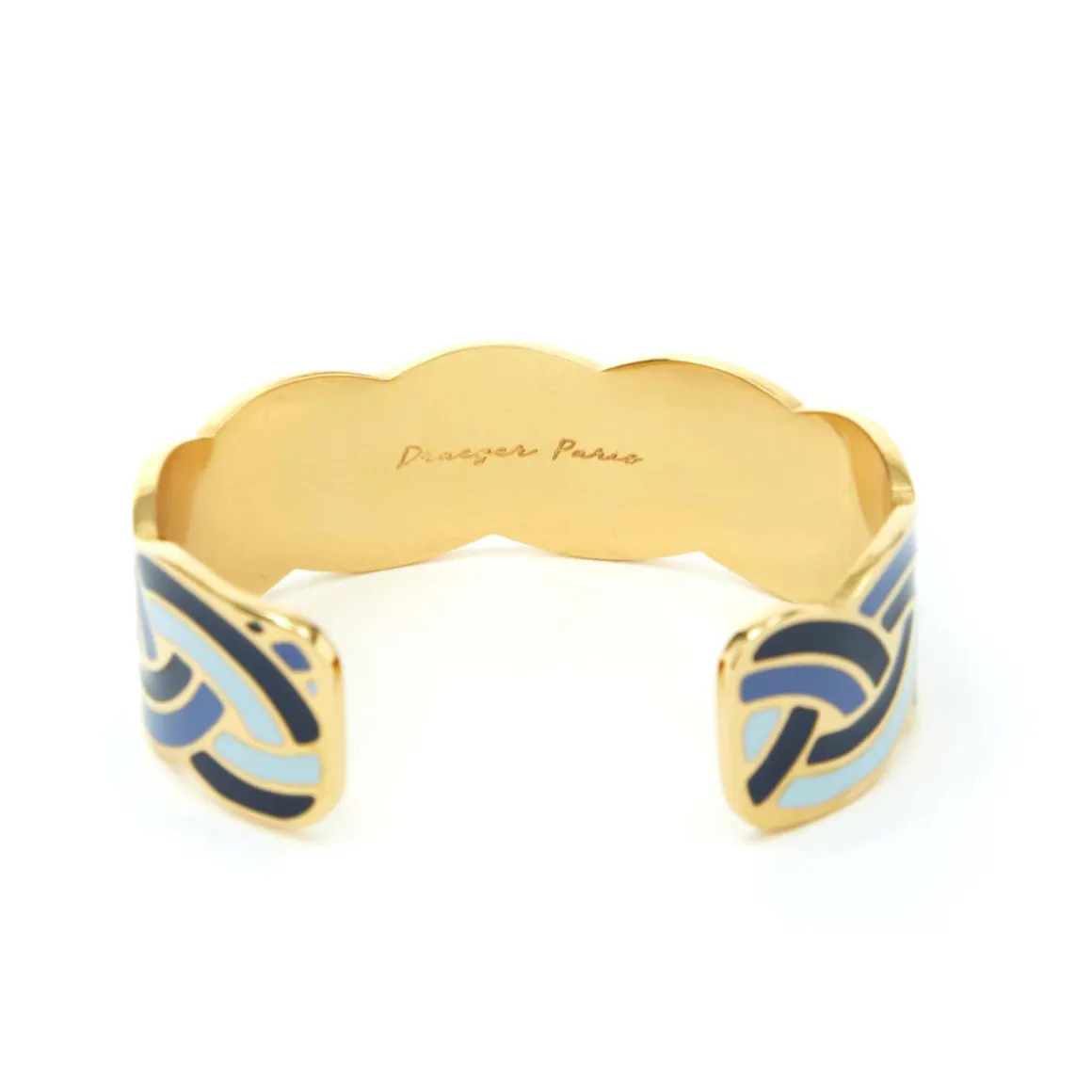 Bracelets*Draeger Paris Bracelet Jonc émail Tokyo tressé - Bleu