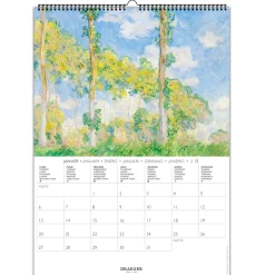 Calendriers|Agendas*Draeger Paris Calendrier Mural 2025 Décoration 29x39 cm - Monet