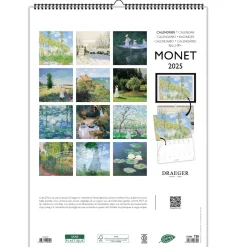 Calendriers|Agendas*Draeger Paris Calendrier Mural 2025 Décoration 29x39 cm - Monet