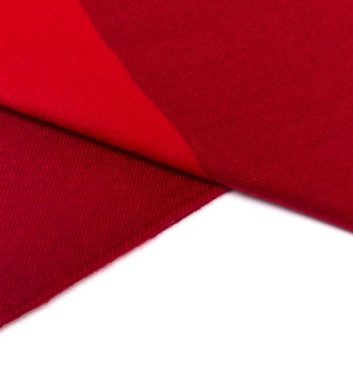Foulards & Capes*Draeger Paris Cape Bicolore d'Hiver - Bordeaux et Rouge