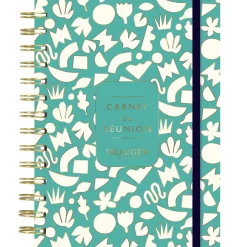 Organiseurs|Carnets & Blocs-notes*Draeger Paris Carnet de réunion à spirales A5 - 192 pages - Turquoise