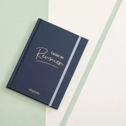 Organiseurs|Carnets & Blocs-notes*Draeger Paris Carnet de réunion A5 - fermeture élastique