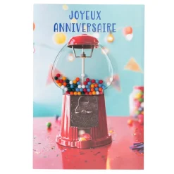 Anniversaire & Invitations|Cartes D'anniversaire & Invitations*Draeger Paris Carte anniversaire Distributeur de bonbons