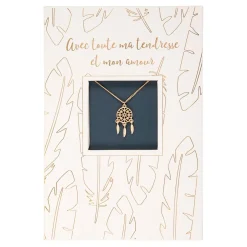 Colliers*Draeger Paris Carte bijou - Collier attrape-rêves