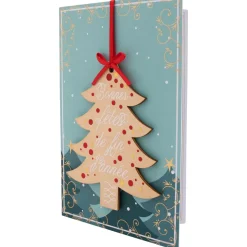 Cartes De Noêl*Draeger Paris Carte Bonnes fêtes de Fin d'année Sapin Détachable