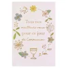 Cérémonie*Draeger Paris Carte communion Meilleurs vœux