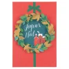 Cartes De Noêl*Draeger Paris Carte de vœux Couronne de Noël