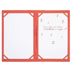 Cartes De Noêl*Draeger Paris Carte de vœux Musicale Père Noël