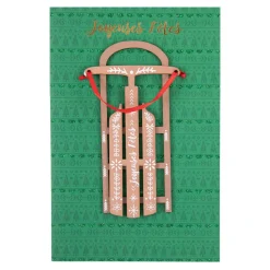 Cartes De Noêl*Draeger Paris Carte de vœux Signature - Luge de Noël