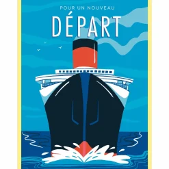 Cartes Géantes*Draeger Paris Carte Maxi " Pour Un Nouveau Départ "