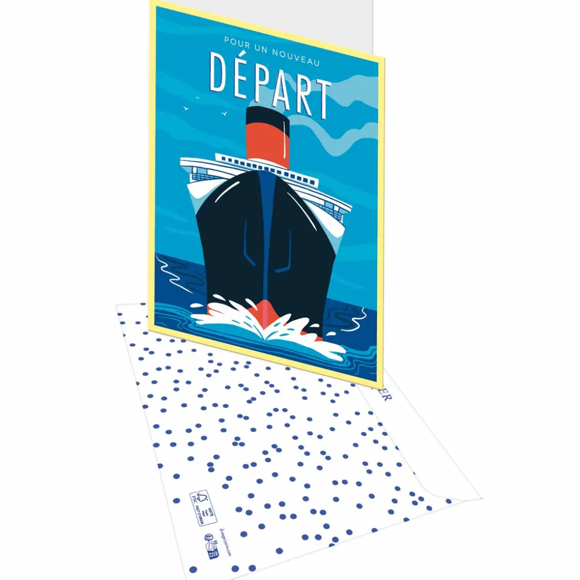 Cartes Géantes*Draeger Paris Carte Maxi " Pour Un Nouveau Départ "