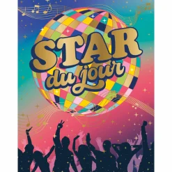 Cartes Géantes*Draeger Paris Carte Maxi d'Anniversaire - "Star du jour "