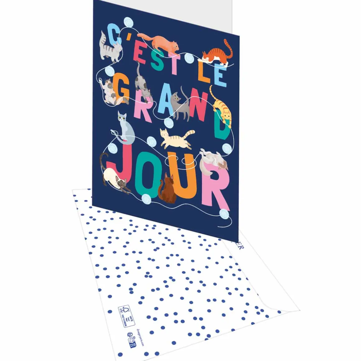 Cartes Géantes*Draeger Paris Carte Maxi pour un Départ "C'est Le Grand Jour "