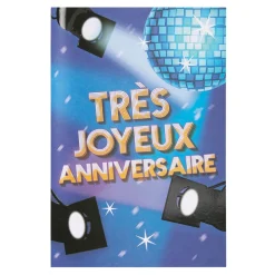 Cartes Musicales|Anniversaire & Invitations*Draeger Paris Carte musicale anniversaire Party rock anthem