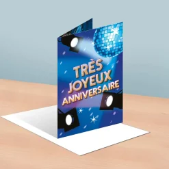 Cartes Musicales|Anniversaire & Invitations*Draeger Paris Carte musicale anniversaire Party rock anthem