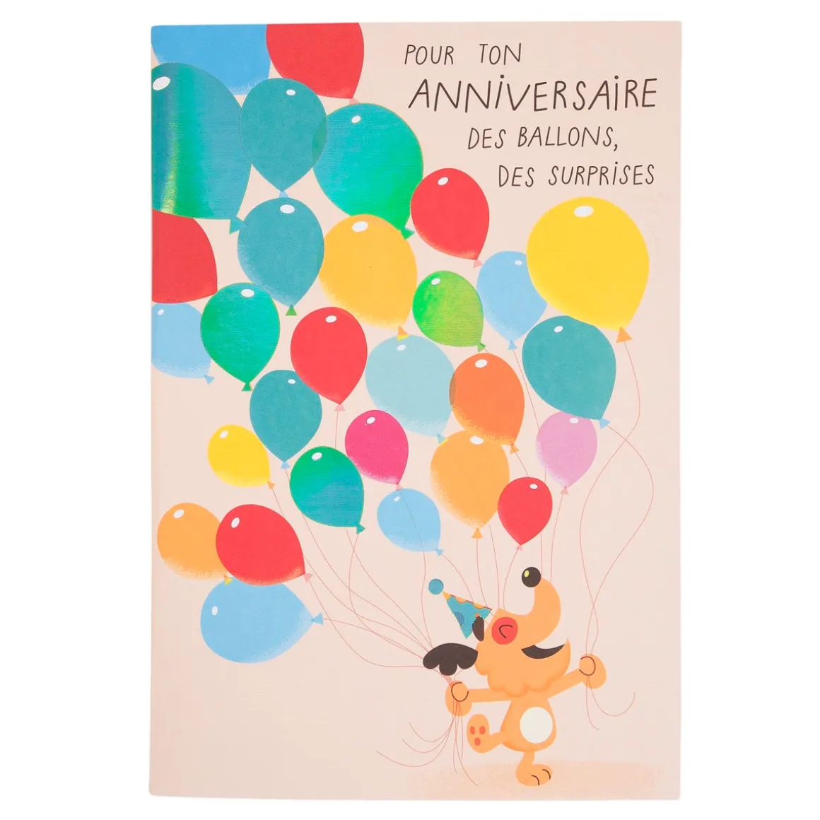 Cartes Musicales|Anniversaire & Invitations*Draeger Paris Carte musicale anniversaire Ballons colorés