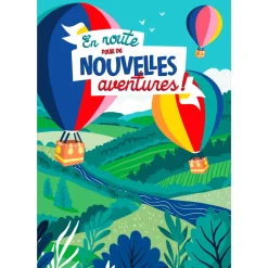 Cartes Musicales*Draeger Paris Carte Musicale de Départ - " En route pour de nouvelles aventures ! "