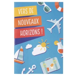 Cartes Musicales|Retraite*Draeger Paris Carte musicale départ Vers de nouveaux horizons