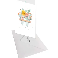 Anniversaire & Invitations|Cartes D'anniversaire & Invitations*Draeger Paris Carte SIGNATURE Fleurs Anniversaire - 11,5 x 17cm