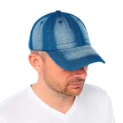 Casquettes|Casquettes*Draeger Paris Casquette en 100% coton - Bleu- Effet Denim - Unisexe - Anneau réglable - Draeger