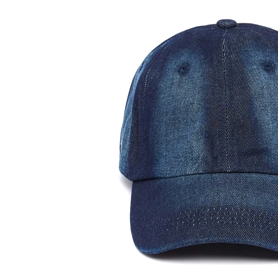 Casquettes|Casquettes*Draeger Paris Casquette en 100% coton - Bleu foncé - Effet Denim - Unisexe - Anneau réglable - Draeger